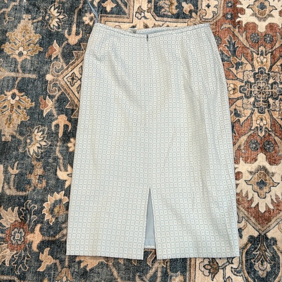Tahari 4 Pale Blue Pencil Skirt - Picture 2 of 11